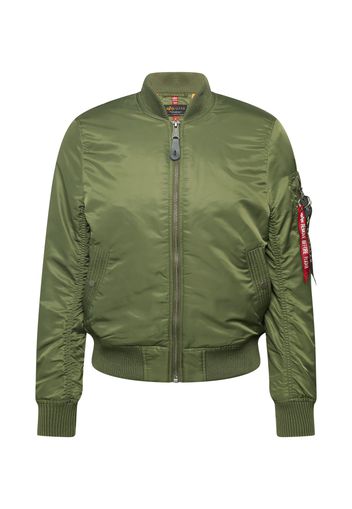 ALPHA INDUSTRIES Giacca di mezza stagione  oliva / rosso