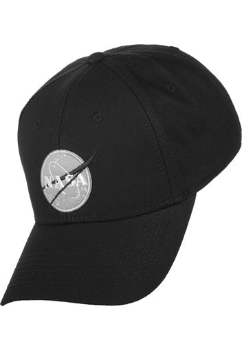 ALPHA INDUSTRIES Cappello da baseball 'Nasa'  grigio / nero / bianco