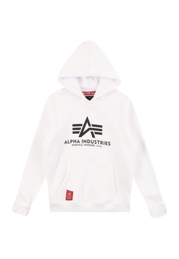 ALPHA INDUSTRIES Felpa  rosso / nero / bianco