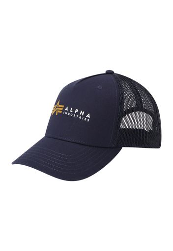 ALPHA INDUSTRIES Cappello da baseball  navy / giallo oro / bianco