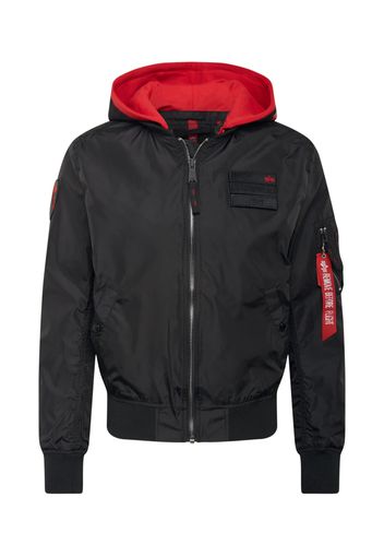 ALPHA INDUSTRIES Giacca di mezza stagione  rosso / nero