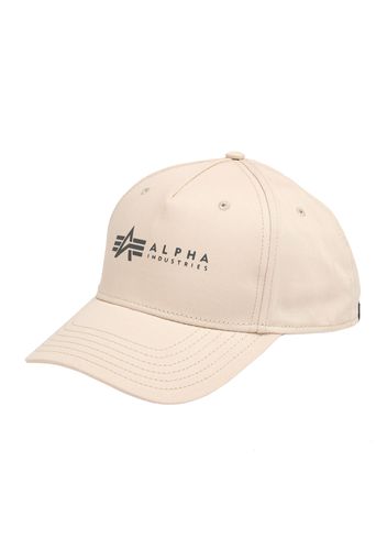 ALPHA INDUSTRIES Cappello da baseball  champagne / nero