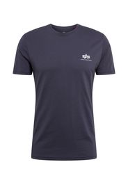 ALPHA INDUSTRIES Maglietta 'Basic T Small Logo'  blu scuro