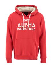 ALPHA INDUSTRIES Felpa  rosso / bianco