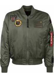 ALPHA INDUSTRIES Giacca di mezza stagione ' MA-1 Air Force '  arancione / colori misti