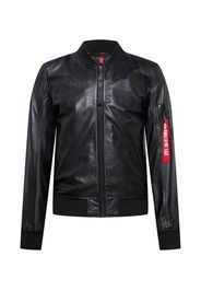 ALPHA INDUSTRIES Giacca di mezza stagione  nero / rosso