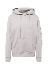 ALPHA INDUSTRIES Felpa  grigio / bianco