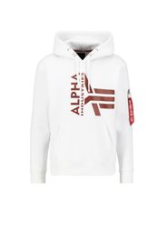 ALPHA INDUSTRIES Felpa  bianco / rosso vino