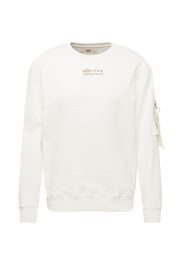 ALPHA INDUSTRIES Felpa  bianco / cipria