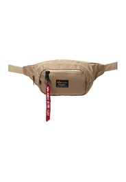 ALPHA INDUSTRIES Marsupio 'Crew'  nero / bianco / arancione / beige scuro