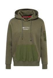 ALPHA INDUSTRIES Felpa  oliva / verde / offwhite