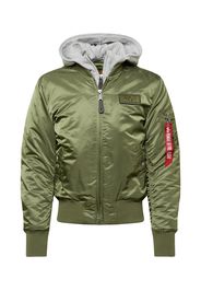 ALPHA INDUSTRIES Giacca di mezza stagione 'MA-1 D-Tec'  verde / grigio sfumato