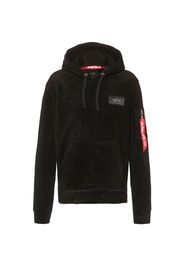 ALPHA INDUSTRIES Felpa  nero / rosso / bianco