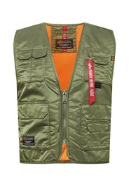 ALPHA INDUSTRIES Gilet 'Utility'  oliva / rosso / arancione