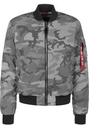 ALPHA INDUSTRIES Giacca di mezza stagione  grigio / nero