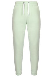 ALPHA INDUSTRIES Pantaloni 'EMB'  verde pastello / bianco