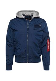 ALPHA INDUSTRIES Giacca di mezza stagione  navy / grigio sfumato / rosso fuoco