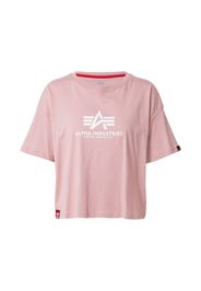 ALPHA INDUSTRIES Maglietta  rosa chiaro / bianco