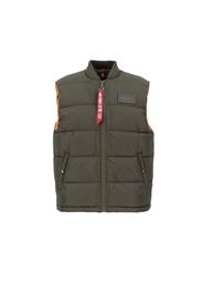 ALPHA INDUSTRIES Gilet  oliva / rosso / bianco