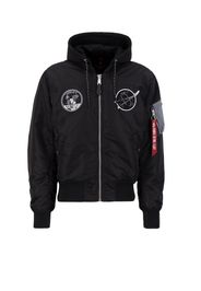 ALPHA INDUSTRIES Giacca di mezza stagione  rosso sangue / nero / bianco