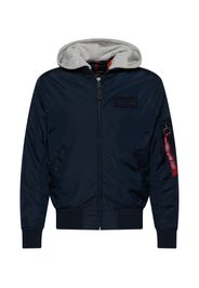 ALPHA INDUSTRIES Giacca di mezza stagione 'MA-1'  blu notte / grigio chiaro