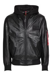 ALPHA INDUSTRIES Giacca di mezza stagione  nero