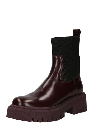 ANGULUS Boots chelsea  nero / rosso vino