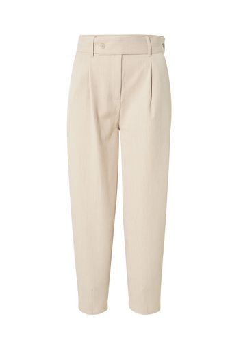 Another Label Pantaloni con pieghe 'Elora'  bianco lana