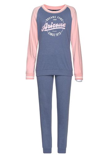 ARIZONA Pigiama 'New College'  blu notte / rosa antico