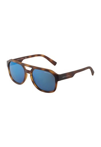 ARMANI EXCHANGE Occhiali da sole '0AX4074S'  blu / marrone / marrone chiaro