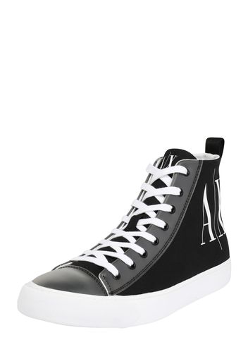 ARMANI EXCHANGE Sneaker alta  nero / bianco