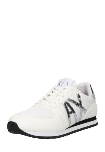 ARMANI EXCHANGE Sneaker bassa  grafite / grigio argento / bianco