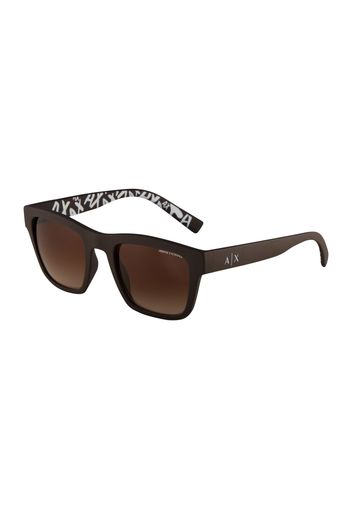 ARMANI EXCHANGE Occhiali da sole '0AX4088S'  marrone / bianco