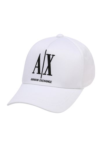 ARMANI EXCHANGE Cappello da baseball  nero / bianco