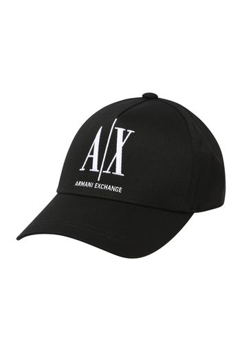 ARMANI EXCHANGE Cappello da baseball  nero / bianco