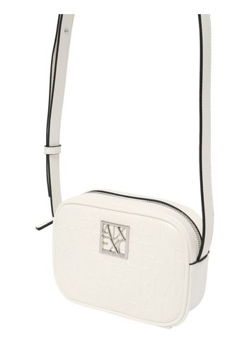 ARMANI EXCHANGE Borsa a tracolla  nero / argento / bianco