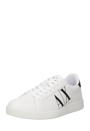 ARMANI EXCHANGE Sneaker bassa  nero / bianco