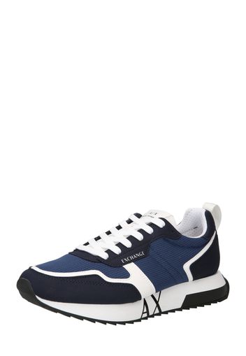 ARMANI EXCHANGE Sneaker bassa  navy / genziana / bianco