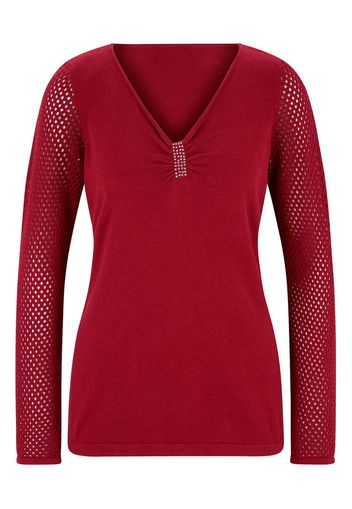 Ashley Brooke by heine Pullover  rosso ciliegia