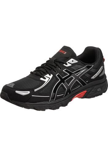 ASICS SportStyle Sneaker bassa 'Gel-Venture 6'  nero / argento / rosso