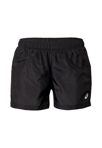 ASICS Pantaloni sportivi  nero / bianco