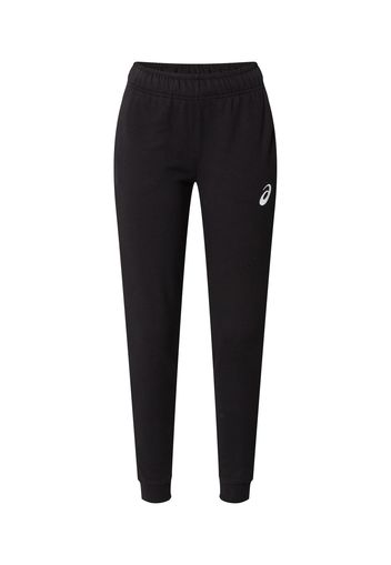 ASICS Pantaloni sportivi  nero / bianco