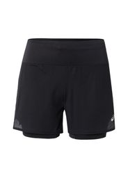 ASICS Pantaloni sportivi  nero / bianco