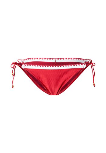 Banana Moon Pantaloncini per bikini  rosso fuoco / bianco