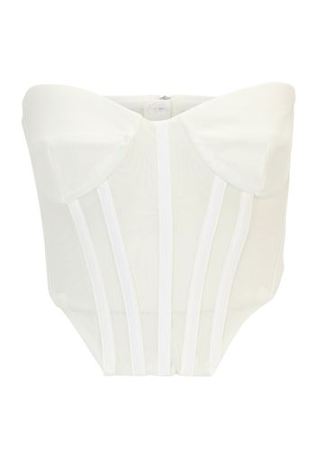 Bardot Top 'LITHIUM'  bianco