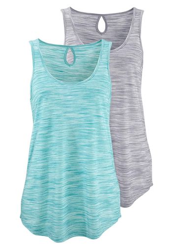 BEACH TIME Top  turchese / blu sfumato / grigio / grigio sfumato