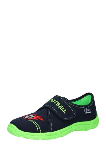 BECK Ciabatta 'Football'  blu scuro / verde chiaro / bianco / rosso / nero