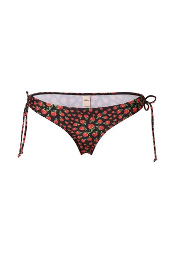 BeckSöndergaard Pantaloncini per bikini 'Raspy Bibi'  verde / rosso / nero