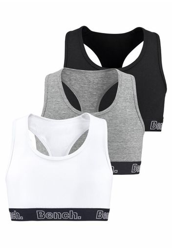 BENCH Reggiseno  grigio / nero / bianco