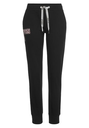 BENCH Pantaloni sportivi  nero / malva